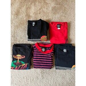 Santa Cruz men’s lot of 5 t shirts y2k skateboard